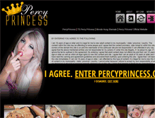 Tablet Screenshot of percyprincess.com